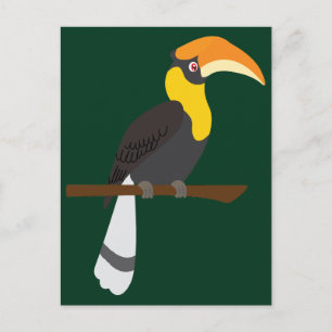 Neushoornvogel Briefkaart