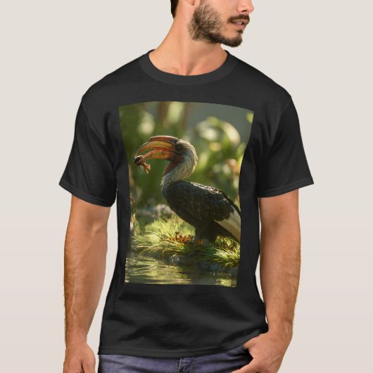 Neushoornvogel T-shirt (Voorkant)