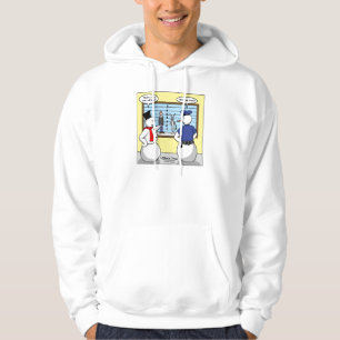 Neusloze Sneeuwman Konijn Verdachte Cadeaus & T-sh Hoodie