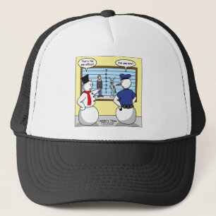 Neusloze Sneeuwman Konijn Verdachte Cadeaus & T-sh Trucker Pet