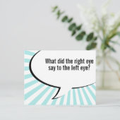 neusmop optometrist briefkaart (Staand voorkant)