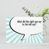 neusmop optometrist kaart (Staand voorkant)