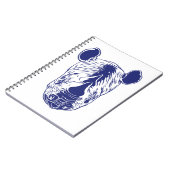 neusportret notitieboek (Linkerzijde)