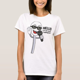 Neuswerk grappig zingende Q-tip T-shirt