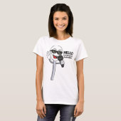 Neuswerk grappig zingende Q-tip T-shirt (Voorkant volledig)
