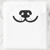 neuswerk ovale sticker (Tas)