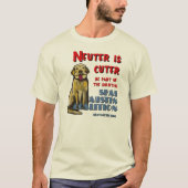 neuter is cuter t-shirt (Voorkant)