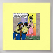 Neutered Dog Funny Cartoon Poster (Voorkant)