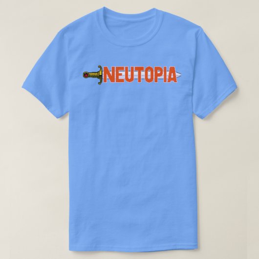 Neutopia TurboGrafx16 Titelscherm T-shirt (Design voorkant)