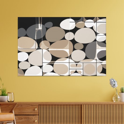 Neutra Pebbles Canvas Afdruk (Insitu (Woonkamer))