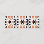 Neutra Retro-profielkaart Mini Visitekaartje (Achterkant)