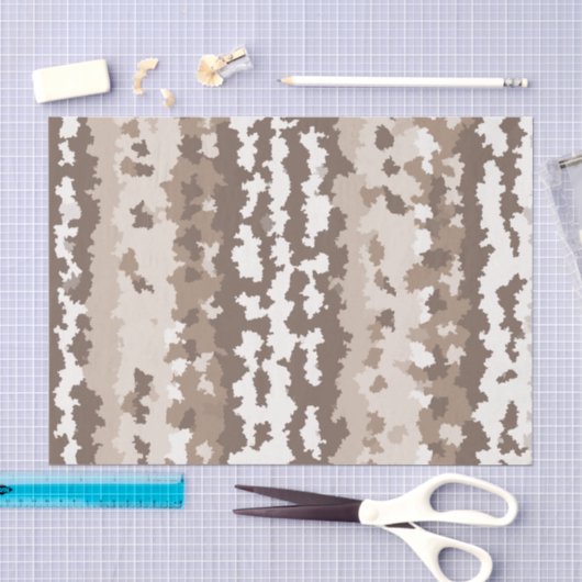 Neutraal Aardkamoefage Onregelmatig Abstract Ontwe Tissuepapier (Craft)