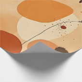 neutraal aards Abstract laagjes inpakpapier (Hoek)