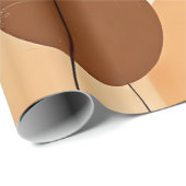 neutraal aards Abstract laagjes inpakpapier (Rol Hoek)
