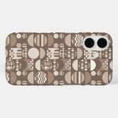 Neutraal Aardse Bruine Noordse Scandinavische Case-Mate iPhone Case (Achterkant (horizontaal))