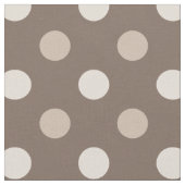 Neutraal Aardse Bruine Stippen Design  Stof (Close Up)