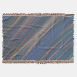 Neutraal Abstract | Blauwe olijfkoper Deken