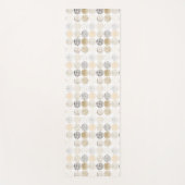 Neutraal Abstract cirkelpatroon 2 Yogamat (Voorkant)