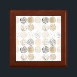 Neutraal Abstract cirkelpatroon Cadeaudoosje<br><div class="desc">Neutraal Abstract cirkelpatroon. Artiest: June Erica Vess. Afbeelding-ID: 150363D.</div>