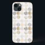 Neutraal Abstract cirkelpatroon Case-Mate iPhone Case<br><div class="desc">Neutraal Abstract cirkelpatroon. Artiest: June Erica Vess. Afbeelding-ID: 150363D.</div>