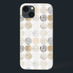 Neutraal Abstract cirkelpatroon Case-Mate iPhone Case<br><div class="desc">Neutraal Abstract cirkelpatroon. Artiest: June Erica Vess. Afbeelding-ID: 150363D.</div>