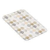 Neutraal Abstract cirkelpatroon Magneet (Rechterzijde)