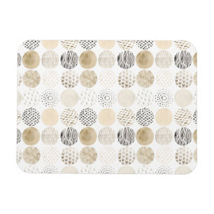 Neutraal Abstract cirkelpatroon Magneet