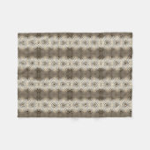 Neutraal Abstract Patroon Dekbed Fleece Deken (Voorkant (Horizontaal))