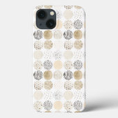 Neutraal Abstracte cirkelpatroon Case-Mate iPhone Case (Achterkant)