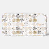 Neutraal Abstracte cirkelpatroon Case-Mate iPhone Case (Achterkant (horizontaal))