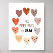 Neutraal Alle gevoelens zijn OK poster (Voorkant)