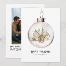 Neutraal Aquarel Kerstbal Foto Kerstmis