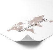 Neutraal avontuur wacht op landschapsprint poster (Hoek)