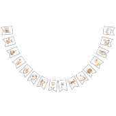 Neutraal Baby shower Bunting Banner (Alle)