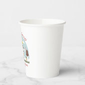 Neutraal Baby shower Chocolate Ice Cream Truck Papieren Bekers (Links)