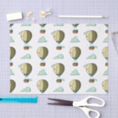 Neutraal Baby shower Cute Yellow Hot Air ballon Tissuepapier (Craft)