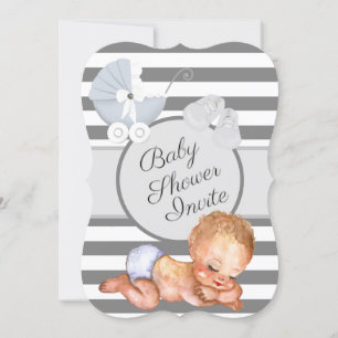 Neutraal Baby shower Kaart