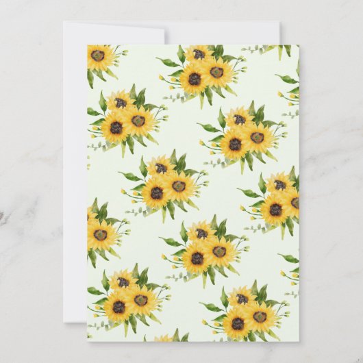 Neutraal Baby shower Kaart (Achterkant)