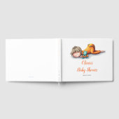 Neutraal Baby shower met Baby Slapen Gastenboek (Volledig)