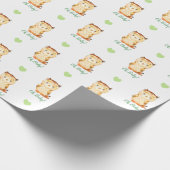 Neutraal Baby shower overlooppapier (sleepnet) Cadeaupapier (Hoek)