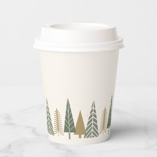 neutraal Baby shower Papieren Bekers (Achterkant)