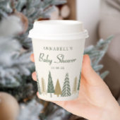 neutraal Baby shower Papieren Bekers