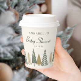 neutraal Baby shower Papieren Bekers