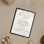 Neutraal Baby shower Tiny Hands, Tiny Feet Kaart