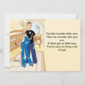 Neutraal Baby shower Uitnodiging (Voorkant)