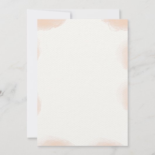 Neutraal Baby shower uitnodiging | Schattigee Boho (Achterkant)