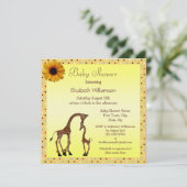 Neutraal Baby shower van moeder en Baby Kaart (Staand voorkant)