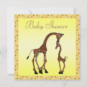 Neutraal Baby shower van moeder en Baby Kaart (Achterkant)