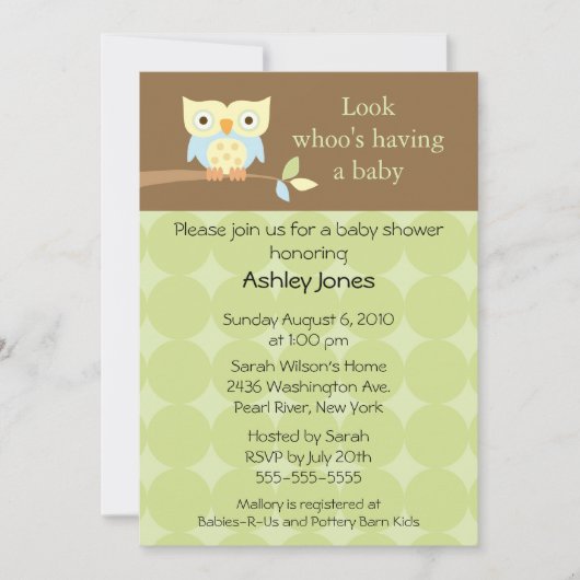 Neutraal Baby shower voor de zoete stekelstoot Kaart (Voorkant)