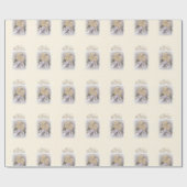 Neutraal babyzakje,  naam, liam cadeaupapier (Vlak)